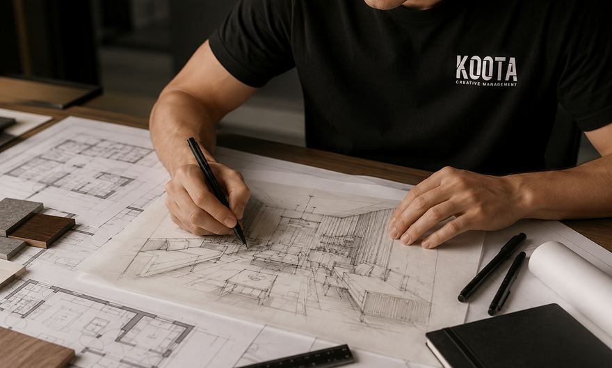Plans et faisabilité — croquis KOOTA